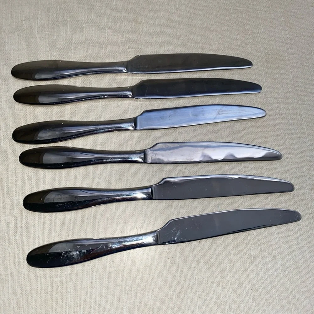 Mikasa HAMILTON  Stainless Steel Flatware Knives Set‎ Of 6